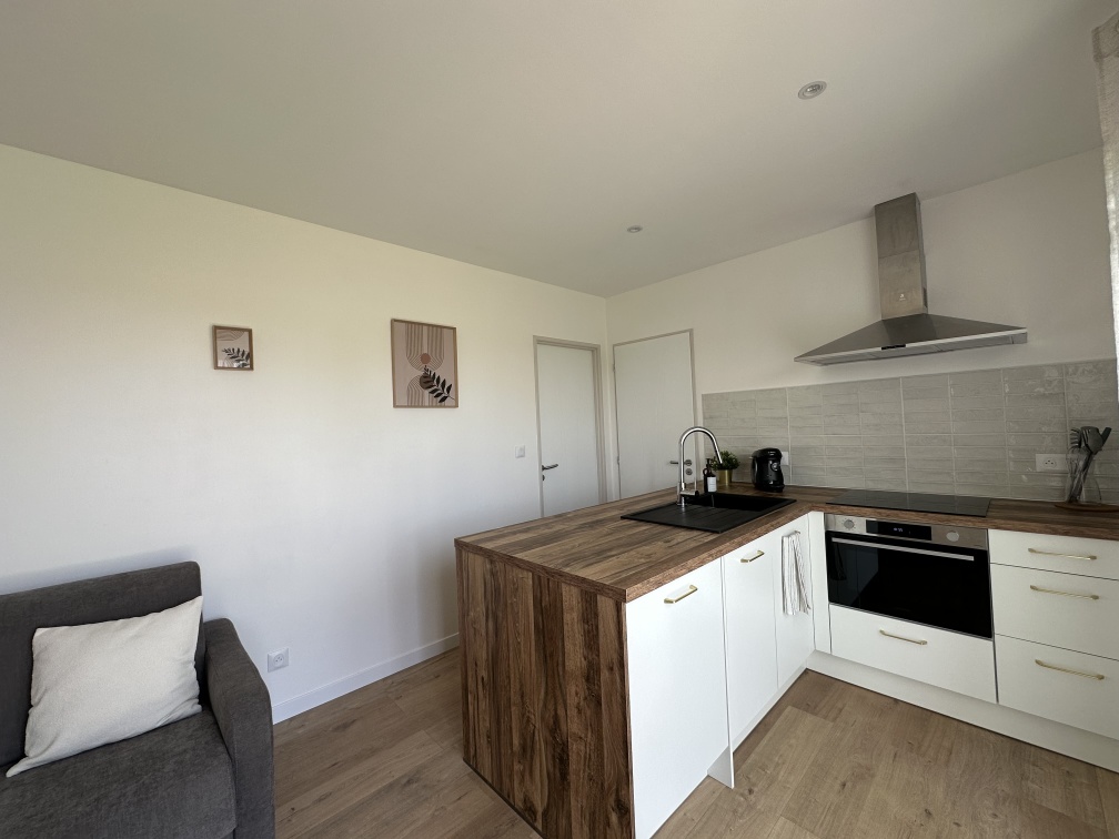 Appartement L'Echappée Normande 1 chambre Berneval : 1
