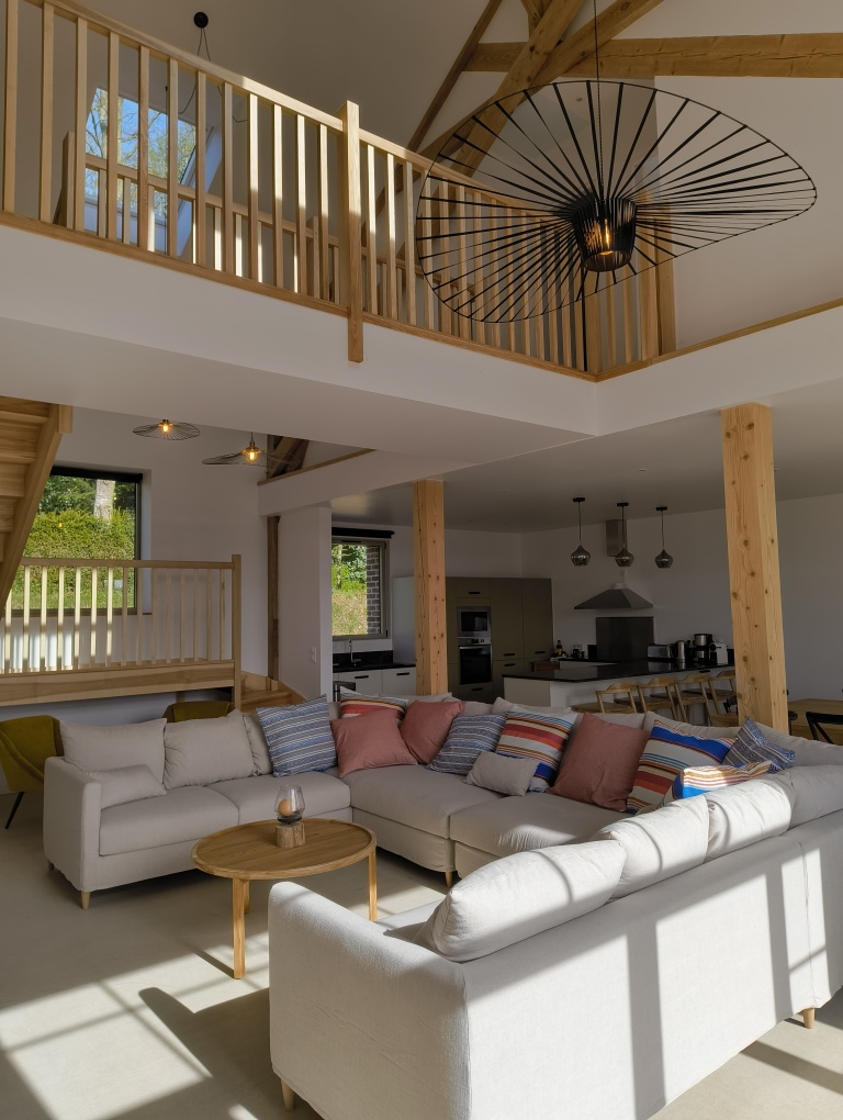 Gîte Les Patichères La Grange 5 chambres Biville la Baignarde : 2