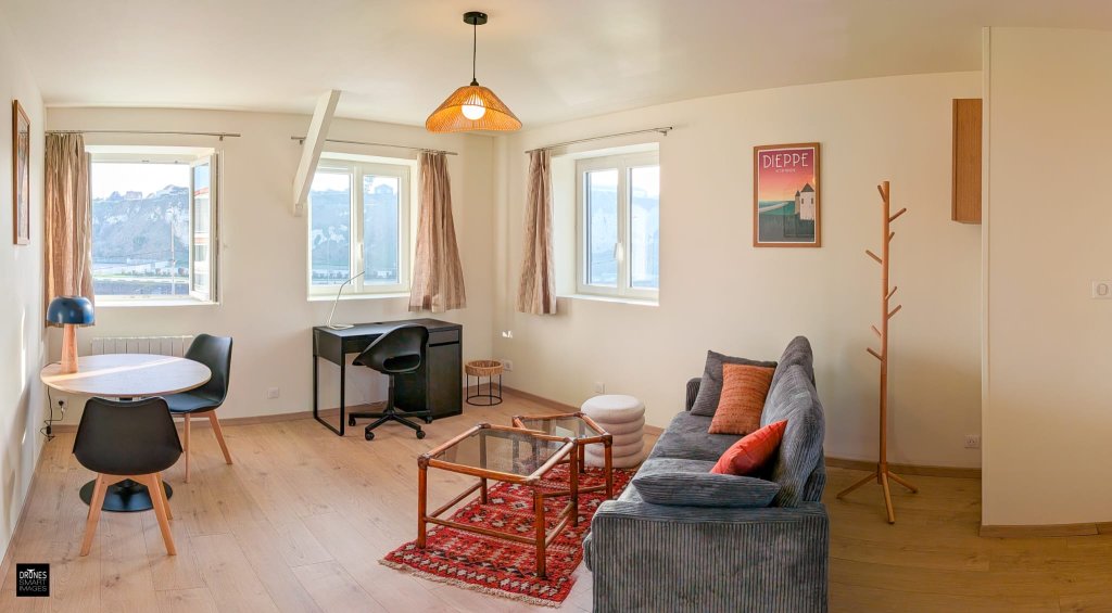 Appartement Cordiers N°3 1 chambre Dieppe : 3