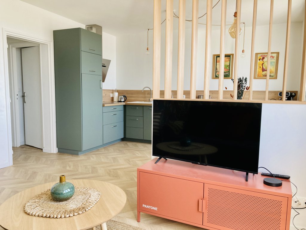 Appart Rêve Salé vue mer 1 chambre Dieppe : 2