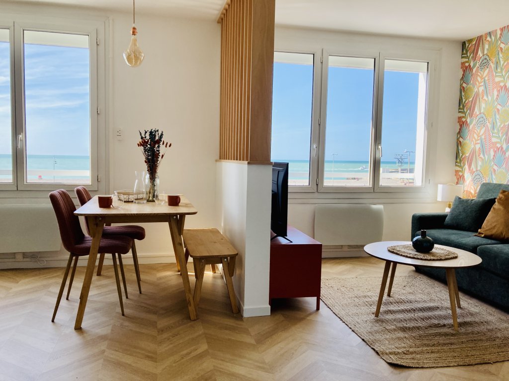 Appart Rêve Salé vue mer 1 chambre Dieppe : 3