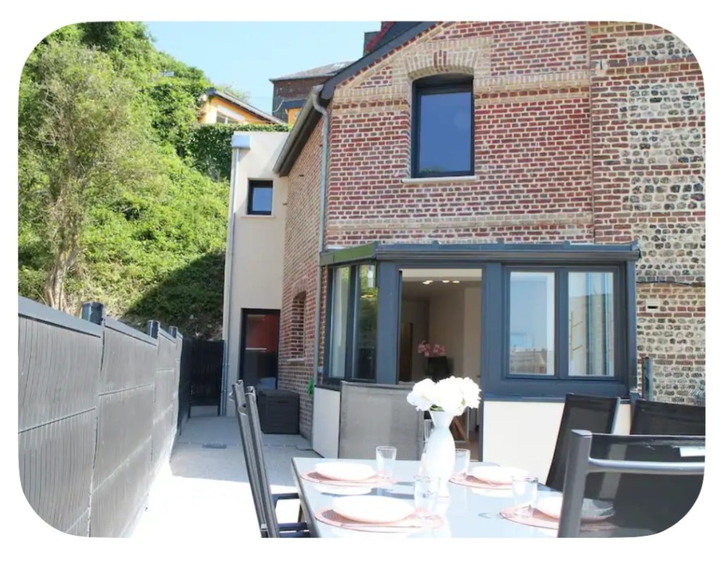 Maison vue canal 3 chambres Dieppe : 1