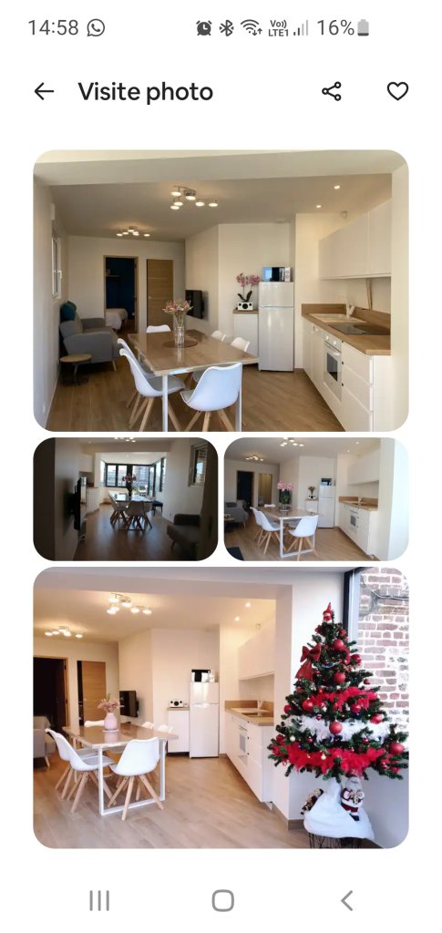 Maison vue canal 3 chambres Dieppe : 2