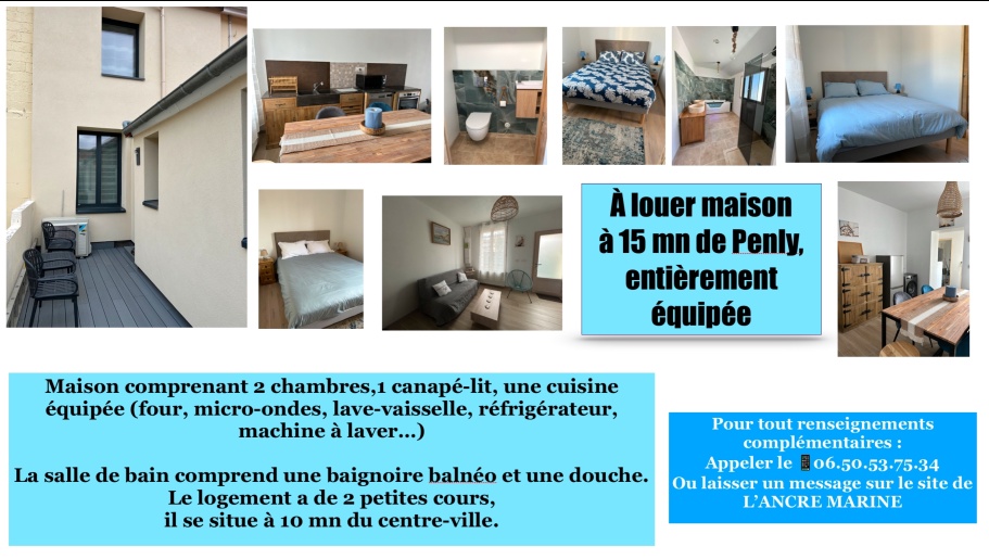 Maison L’Ancre Marine 2 chambres Dieppe : 1